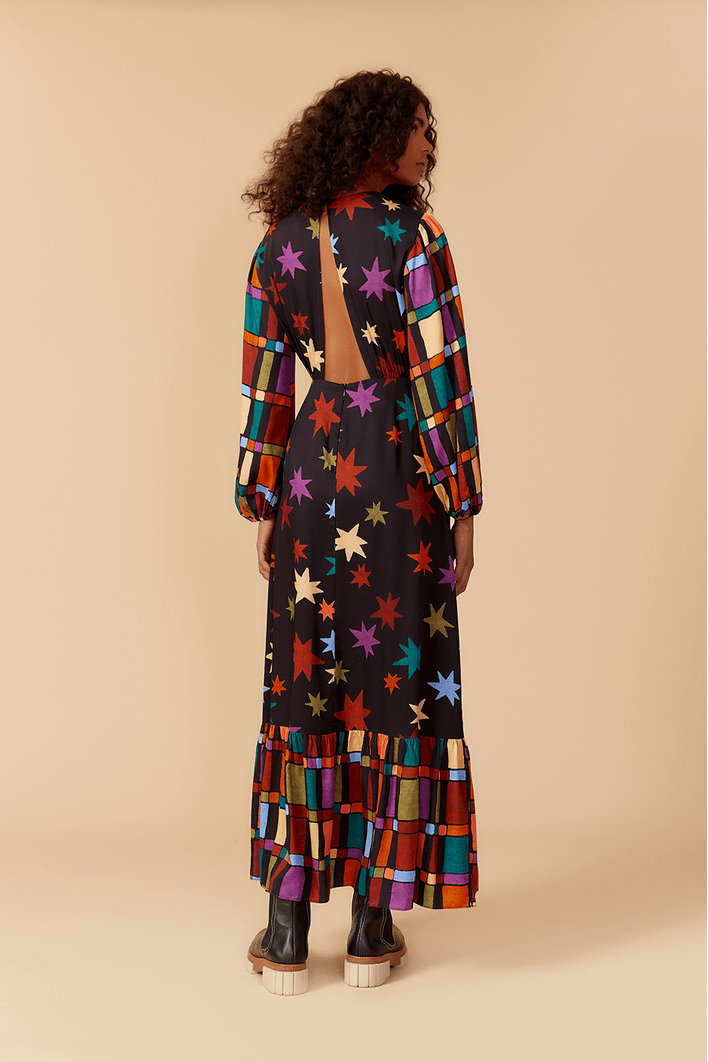 Vestido Cropped Estampa Orion