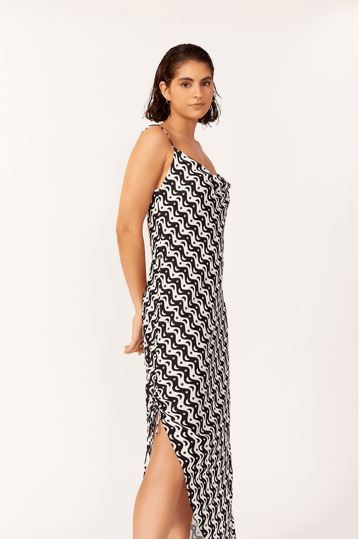 Vestido Midi Estampa Alquimia