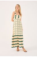 Vestido Cropped Linho Estampa Raiar Mix