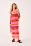 Vestido Tule Estampa Tarde