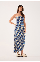 Vestido Assimétrico Estampa Luau