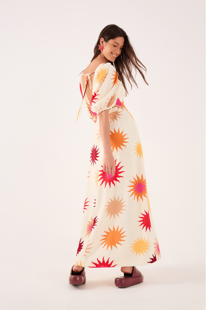 Vestido Cropped Estampa Cali