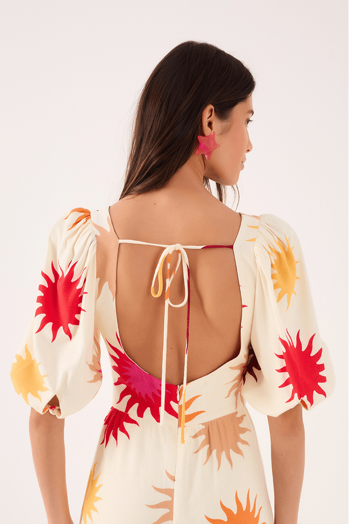 Vestido Cropped Estampa Cali