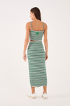 Conjunto Top E Saia Estampa Listra