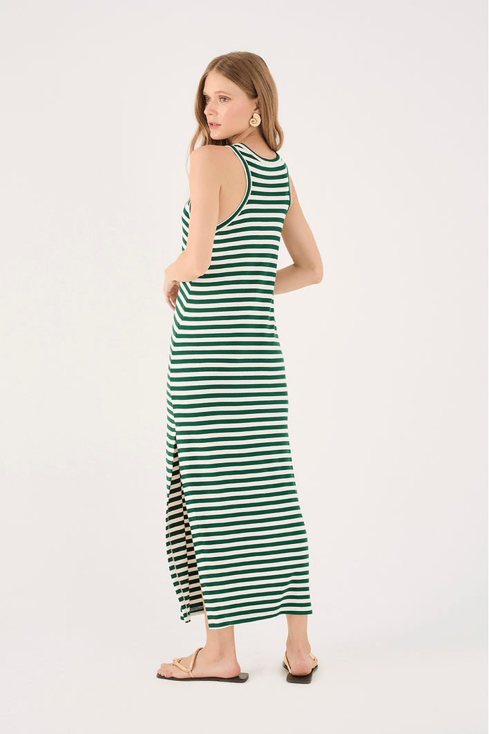 Vestido Estampa Listra