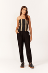 Blusa Linho Tomara Que Caia Estampa Aura