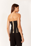 Blusa Linho Tomara Que Caia Estampa Aura
