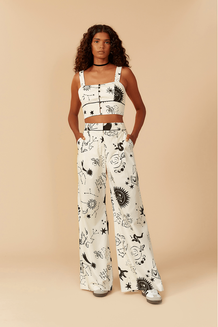 Cropped Estampa Estrela Guia