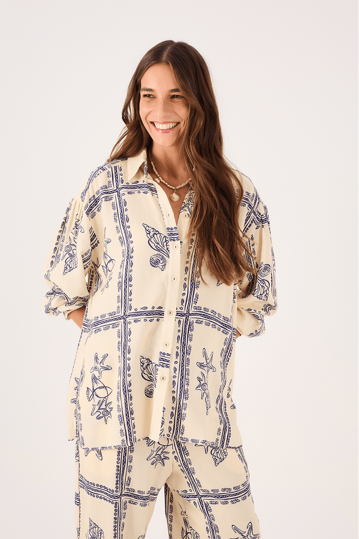 Camisa Estampa Náutica