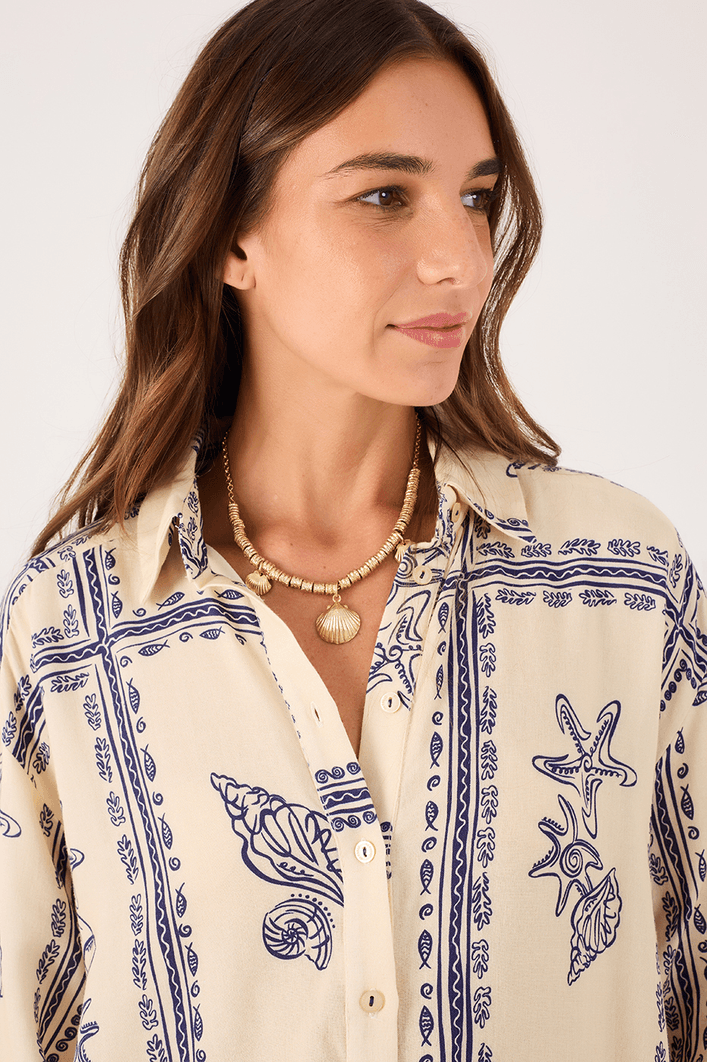 Camisa Estampa Náutica