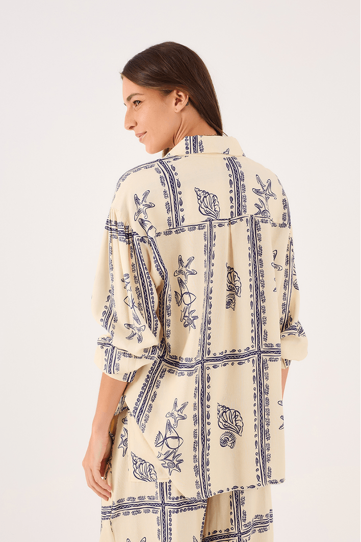 Camisa Estampa Náutica