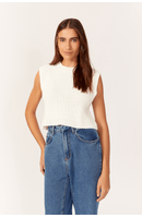 Blusa Tricot Quadradinha