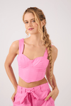 Top Corselet Lastex Costas
