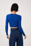Blusa Canelada Vazado Frente