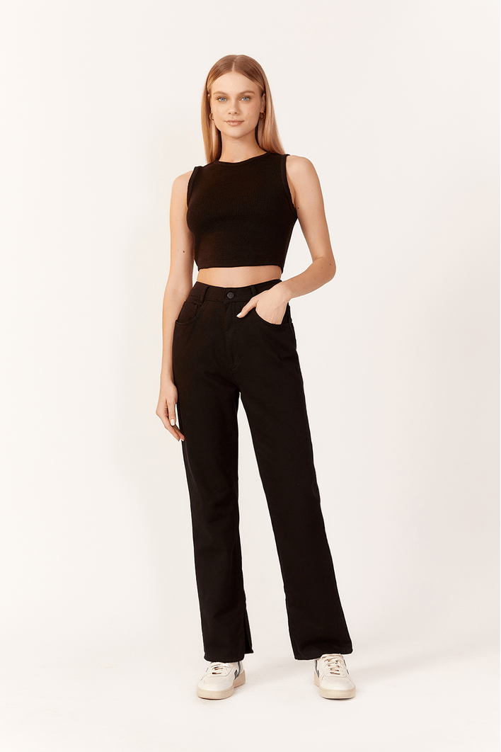 Blusa Tricot Zíper