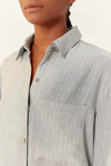Camisa Listra Fraldada Frente