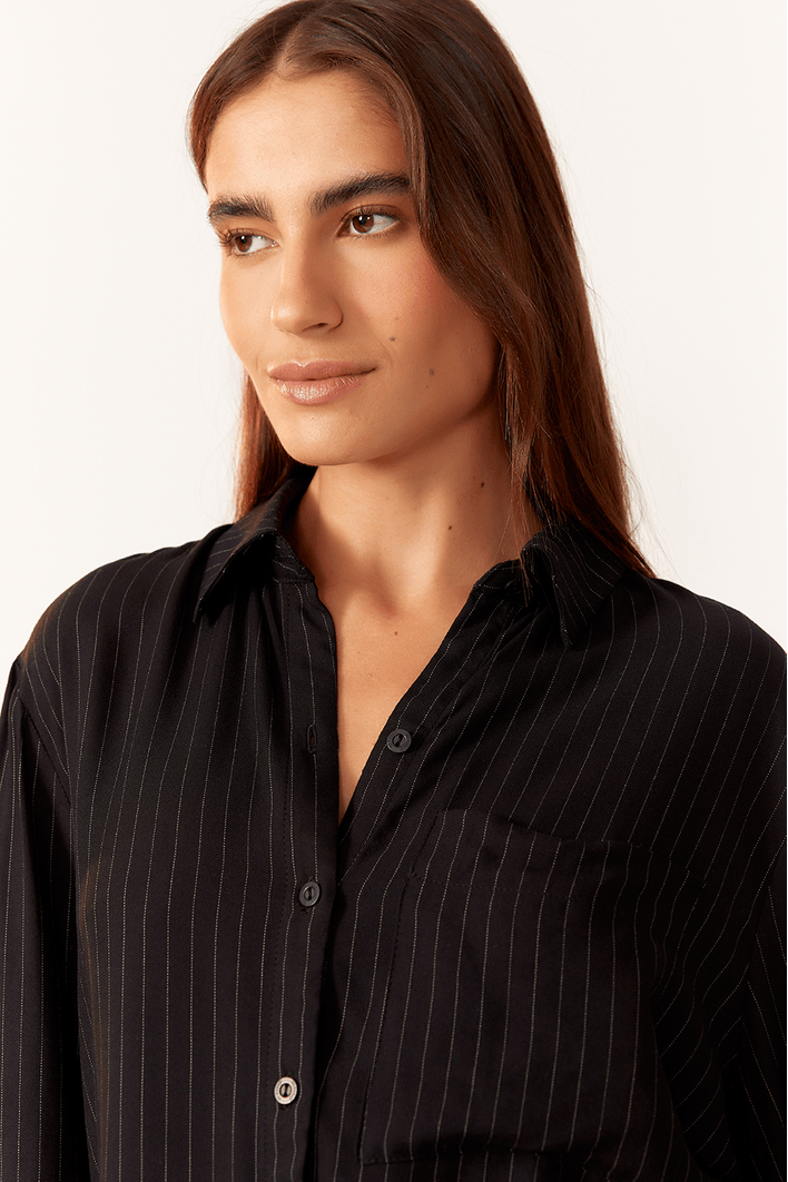 Camisa Listra Fraldada Frente