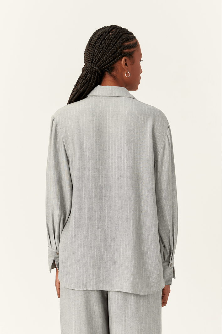 Camisa Listra Fraldada Frente