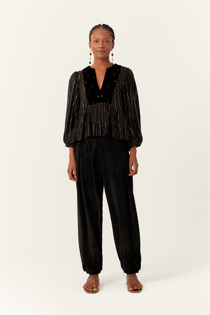 Blusa Lurex Ceu Estrelado