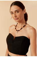 Top Linho Decote V