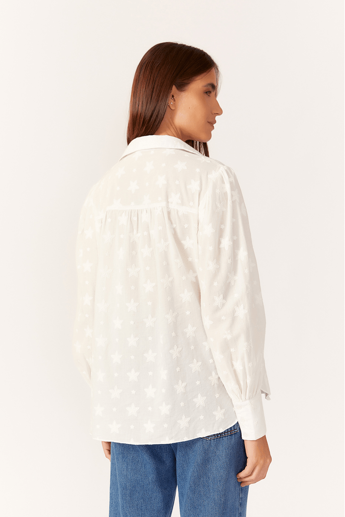 Camisa Algodão Bordado Mix Estrelas