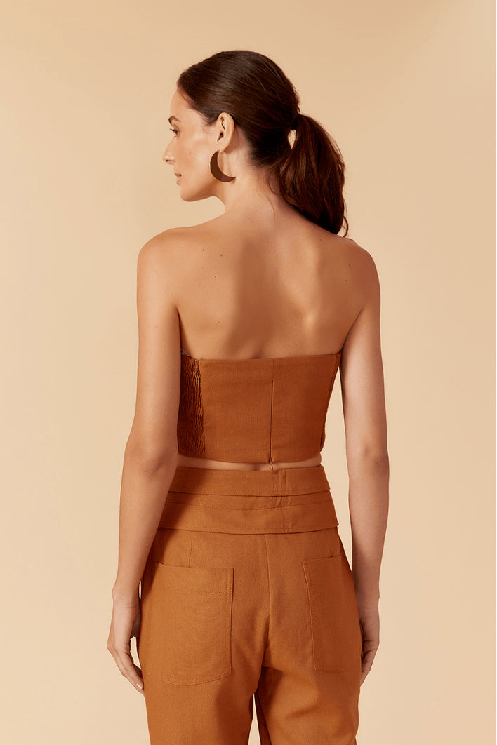 Top Linho Decote V