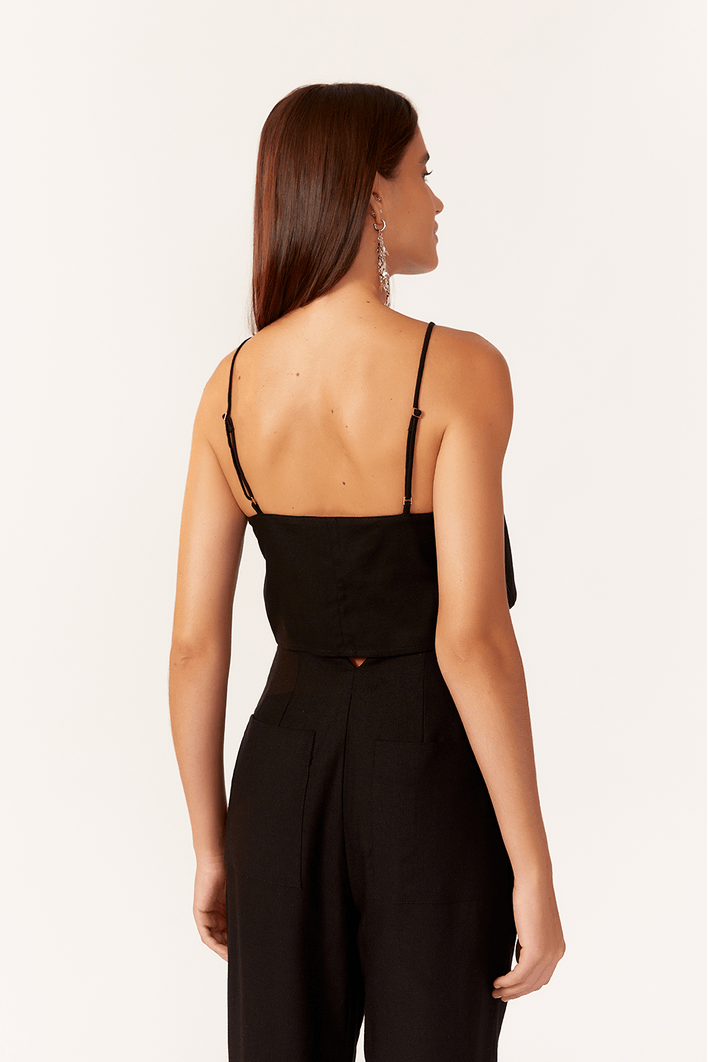 Blusa Linho Pence Frente