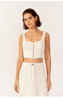 Top Corset Cotelê