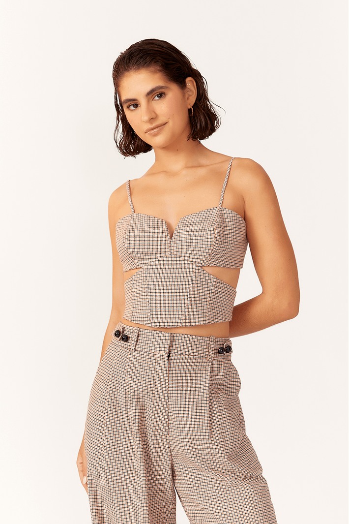 Top Corset Xadrez Alfaiataria - 02.08.2811|458