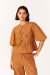 Blusa Amarrações Bordada