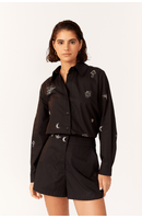 Camisa Bordado Noturna