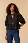 Blusa Amarrações Bordada