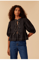Blusa Amarrações Bordada