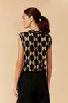 Blusa Tricot Geométrica