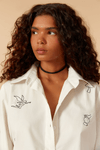 Camisa Bordado Noturna