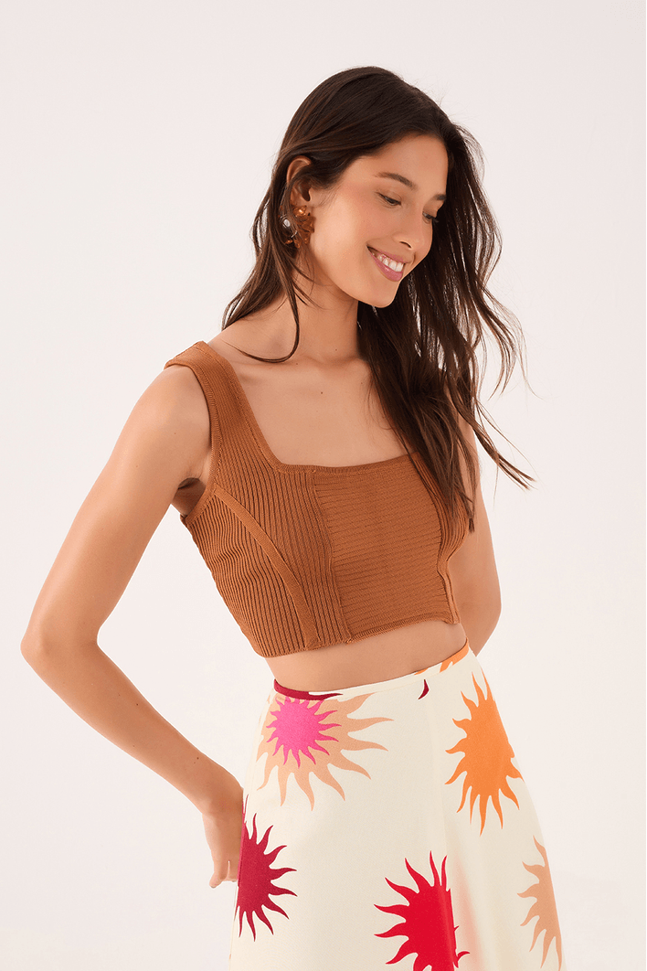 Top Tricot Recortes