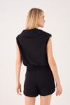 Blusa Com Zíper Alfaiataria