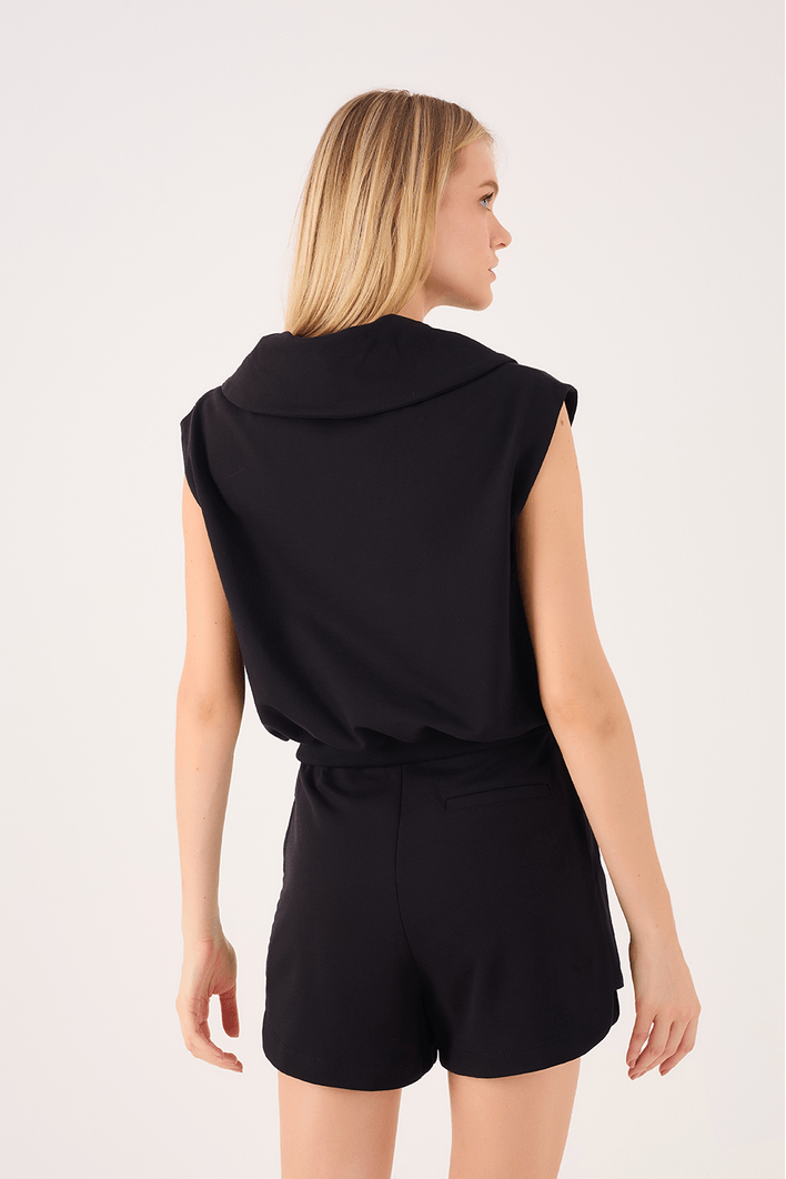 Blusa Com Zíper Alfaiataria