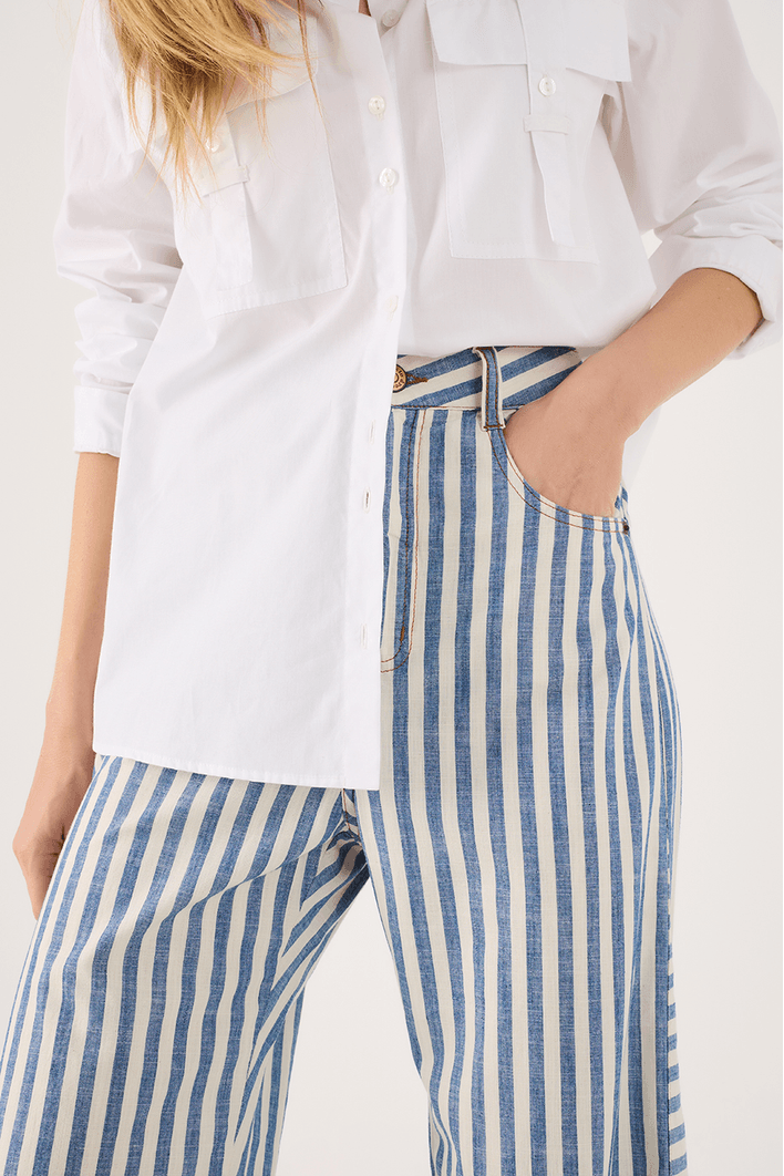 Calça Sarja Listra Denim