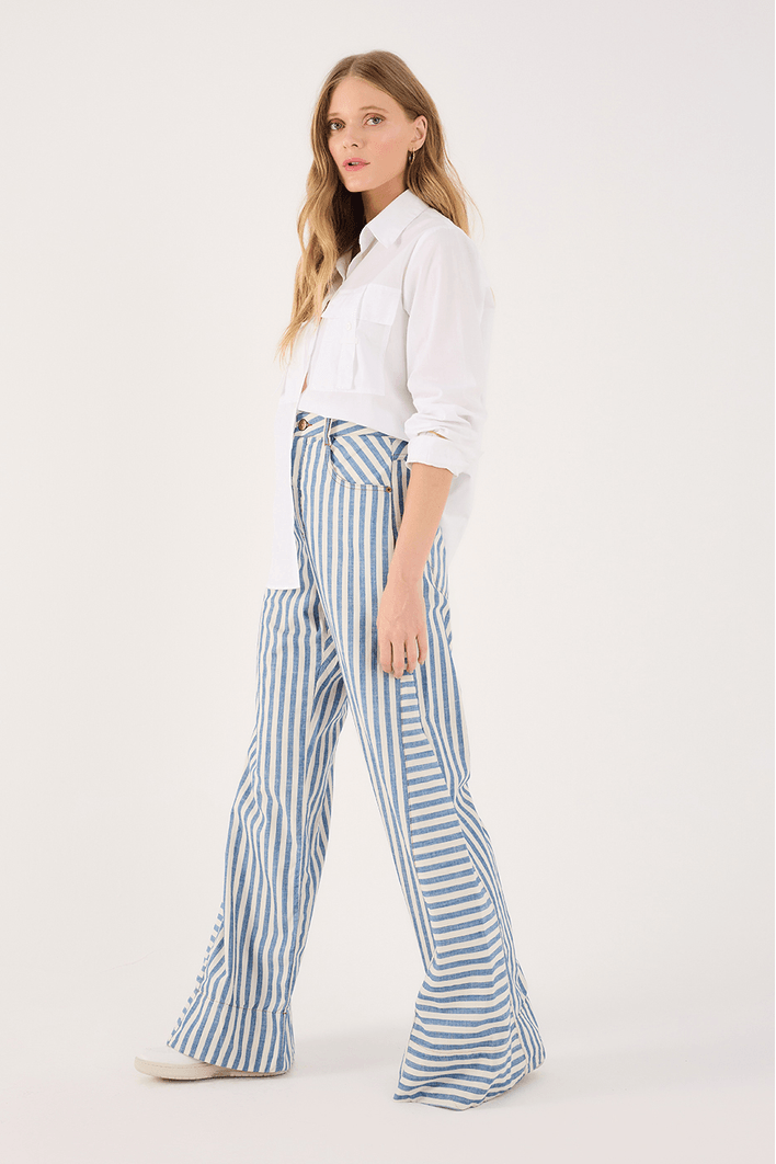Calça Sarja Listra Denim