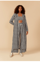 Calça Cropped Estampa Alquimia