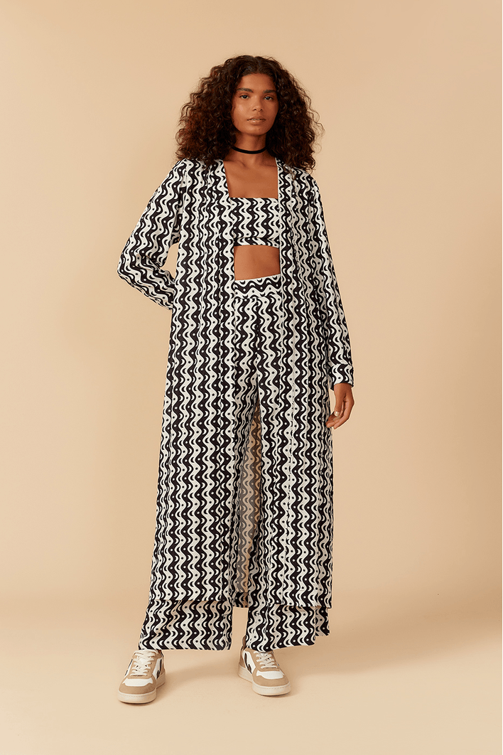 Calça Cropped Estampa Alquimia