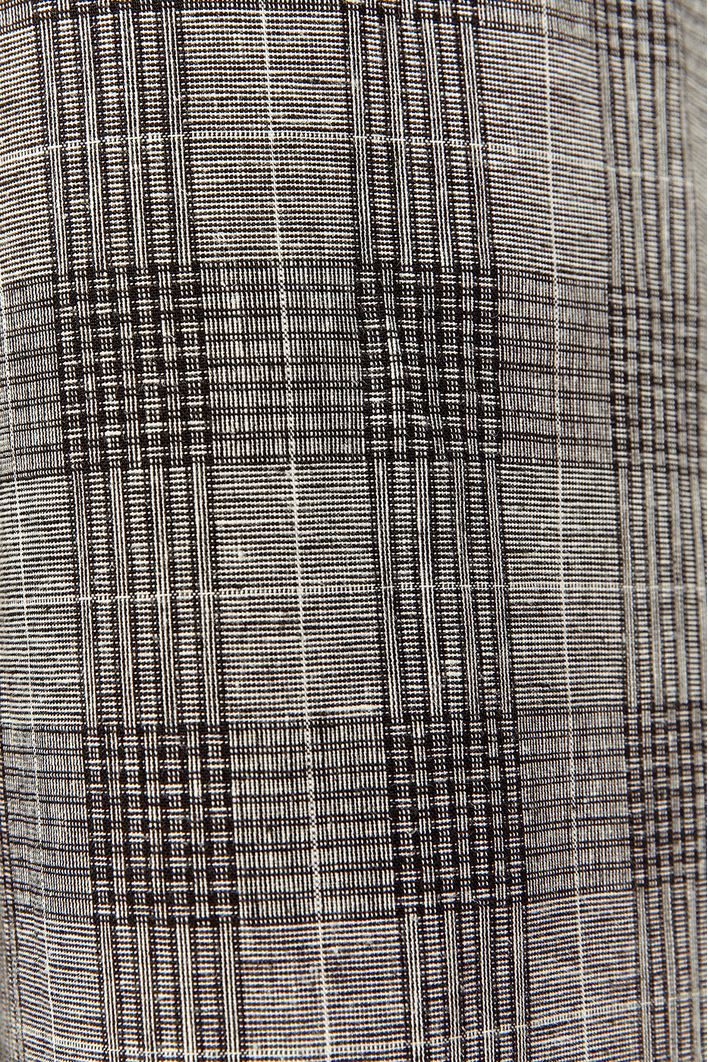 Calça Xadrez Cós Duplo