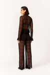 Calça Flare Tule Frufru