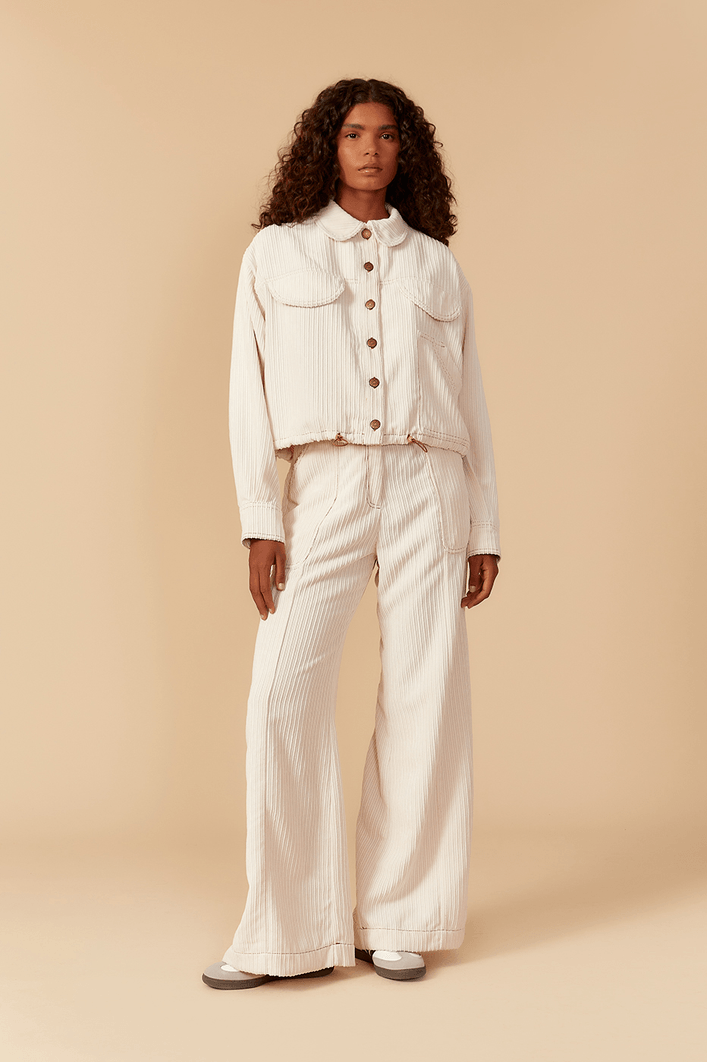 Calça Cotelê Utilitária