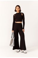 Calça Flare Canelada