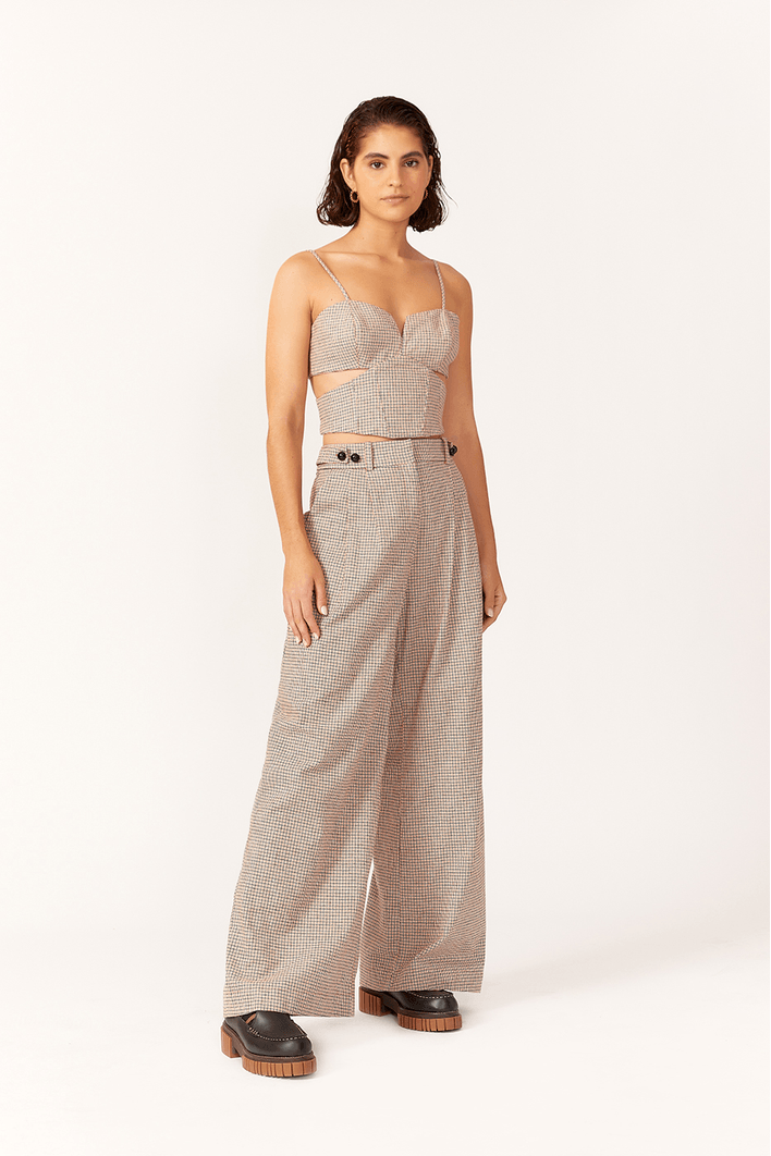 Calça Alfaiataria Xadrez
