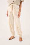 Calça Linho Bordado Caminhos