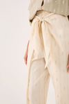 Calça Linho Bordado Caminhos