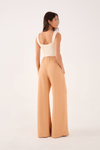 Calça Ampla Malha Textura